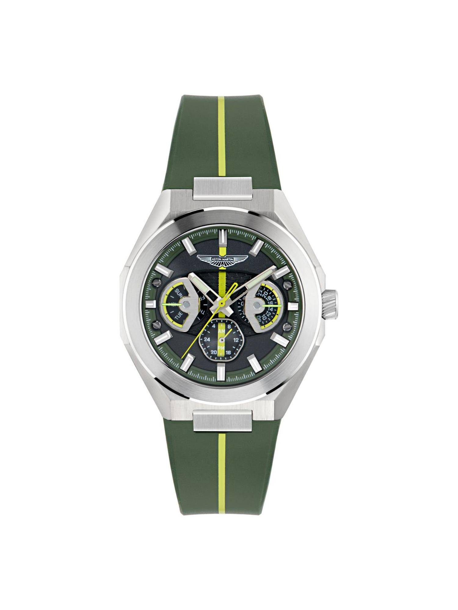 Aston Martin Round Green Dial Analog Men Watch - MTRI2S6013E (M)