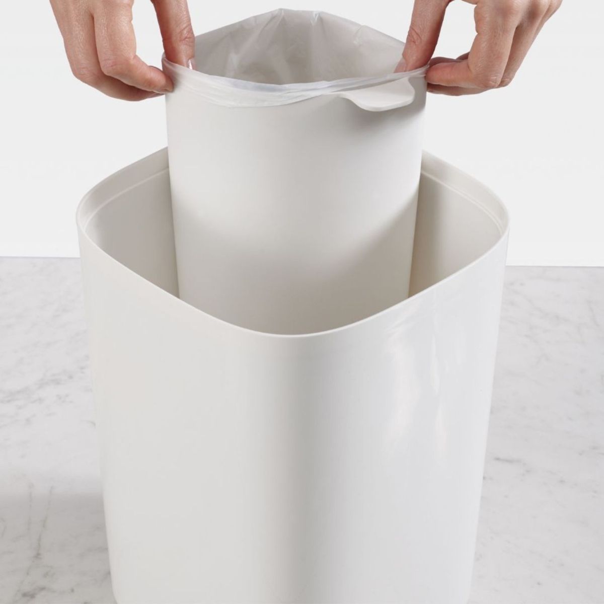 Joseph Joseph Split 8L Waste & Recycling Bin For thinKitchen, Light