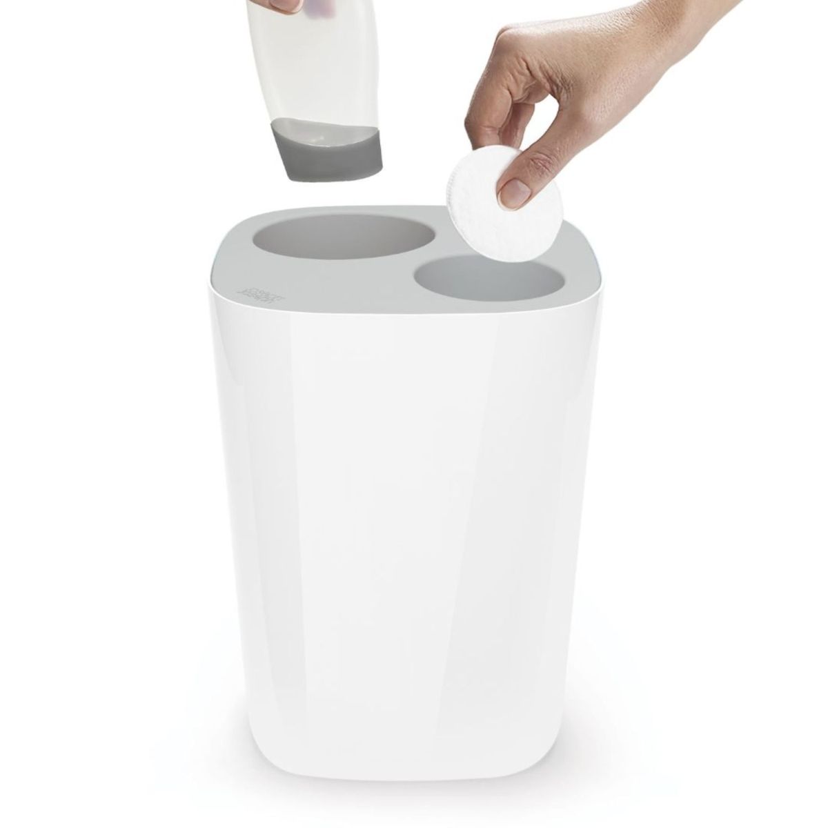 Joseph Joseph Split 8L Waste & Recycling Bin For thinKitchen, Light