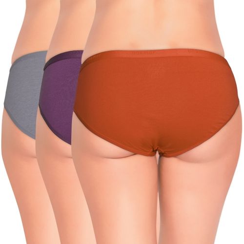 Enamor Assorted Mid Waist Panty #CR02 [Pack of 3] at Rs 429.00, Women  Underwear