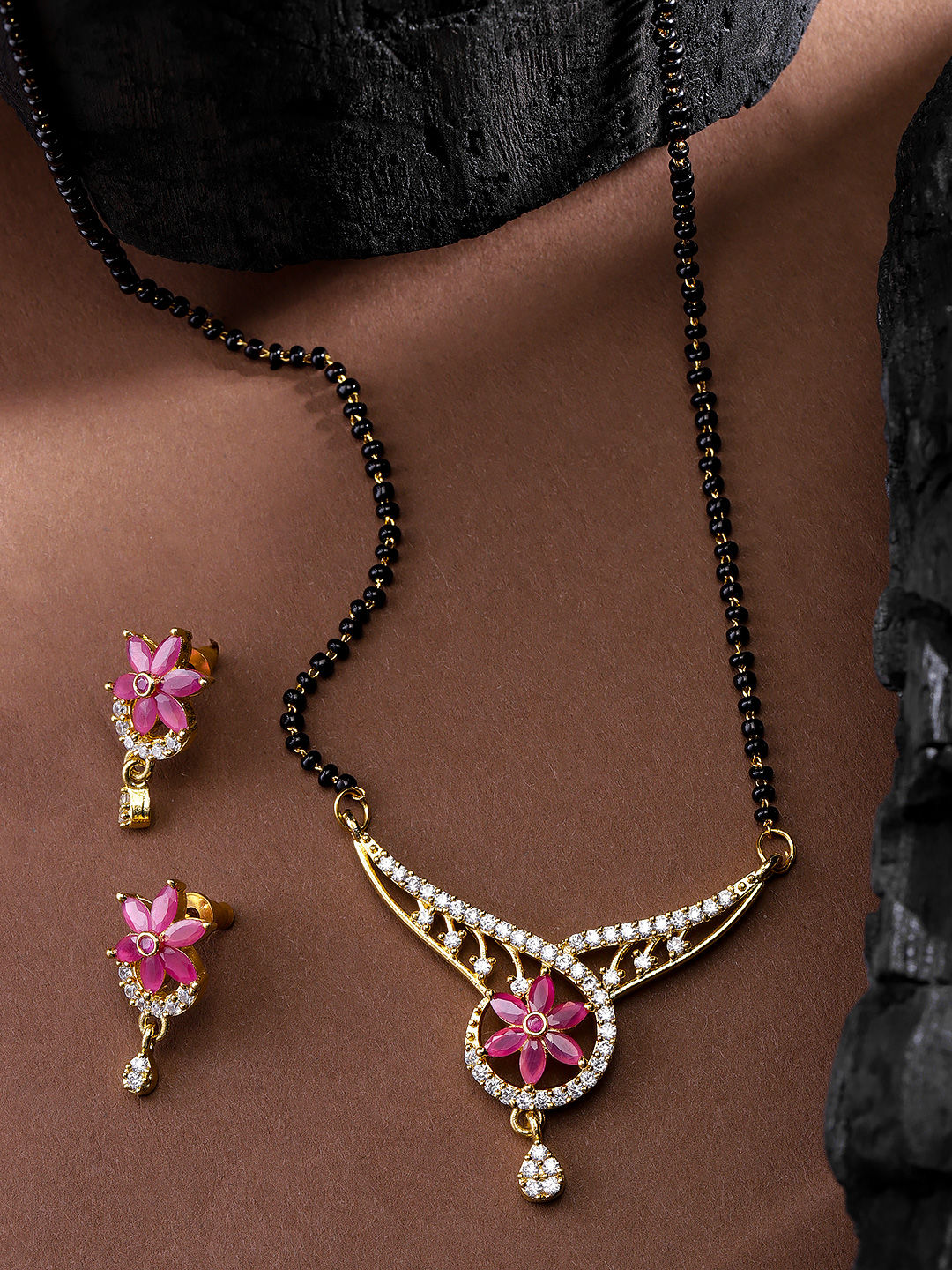 ad diamond mangalsutra