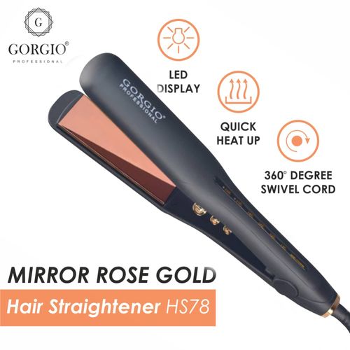 Gorgio Professional Hair Straightener HS-78: Buy Gorgio Professional Hair  Straightener HS-78 Online at Best Price in India | Nykaa