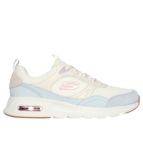 SKECHERS SKECH-AIR COURT-COOL AVENUE Sneakers Beige White (UK 3)