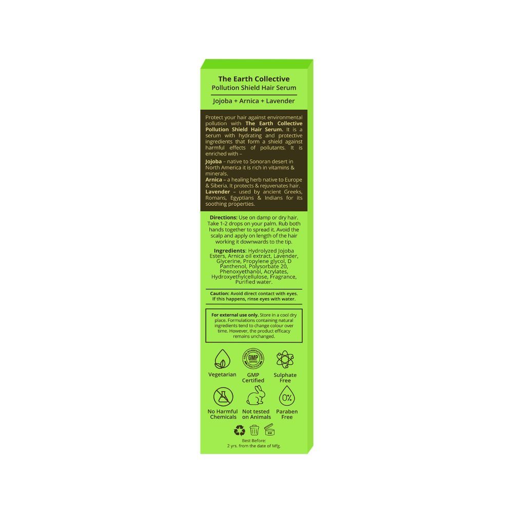 The Earth Collective Hair Serum Pollution Shield Buy The Earth Collective Hair Serum Pollution Shield Online At Best Price In India Nykaa