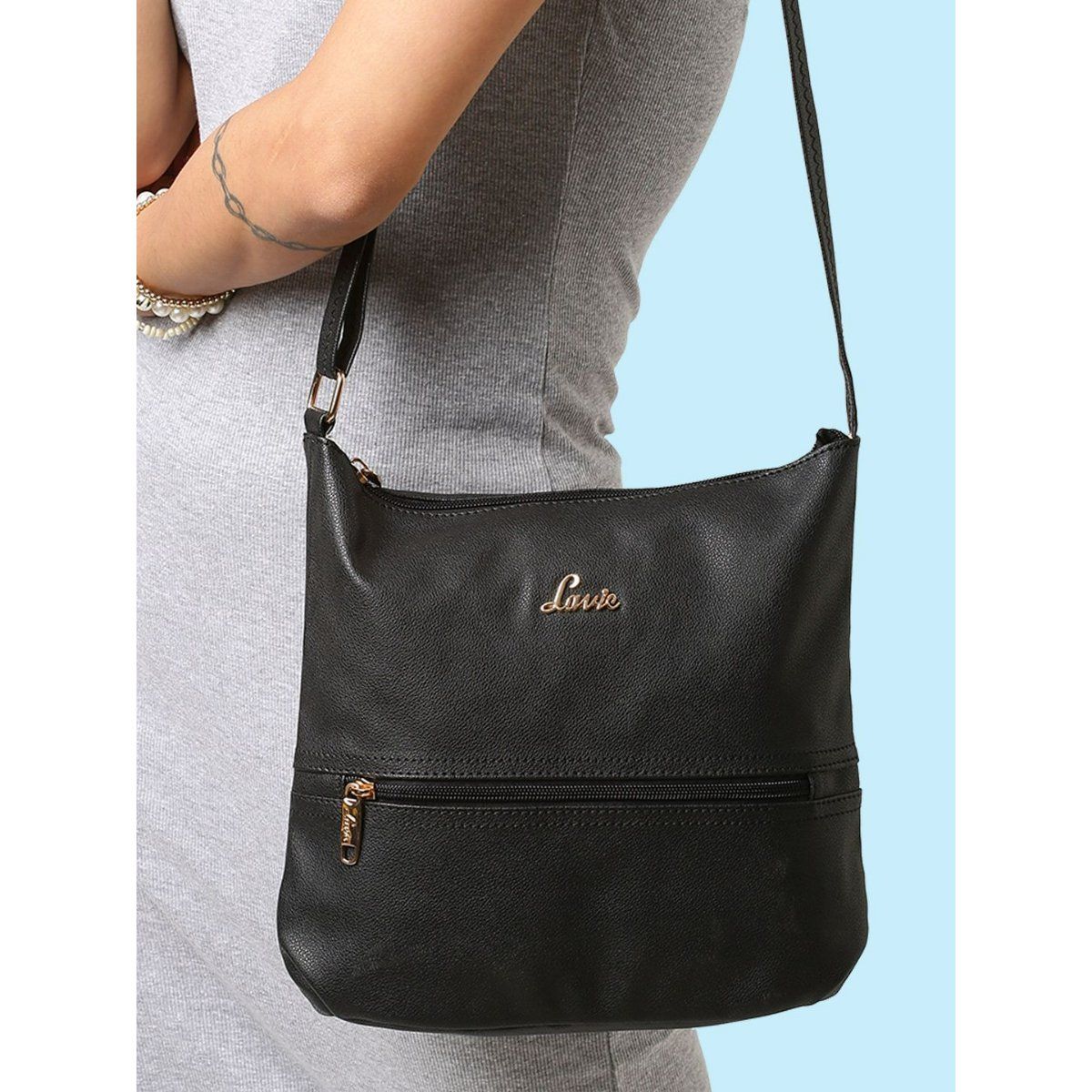 lavie black sling bag