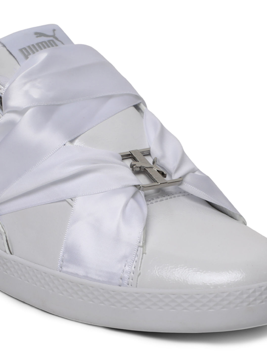Buy Puma Smash WNS BKL Patent Women Casual Shoes - White Online