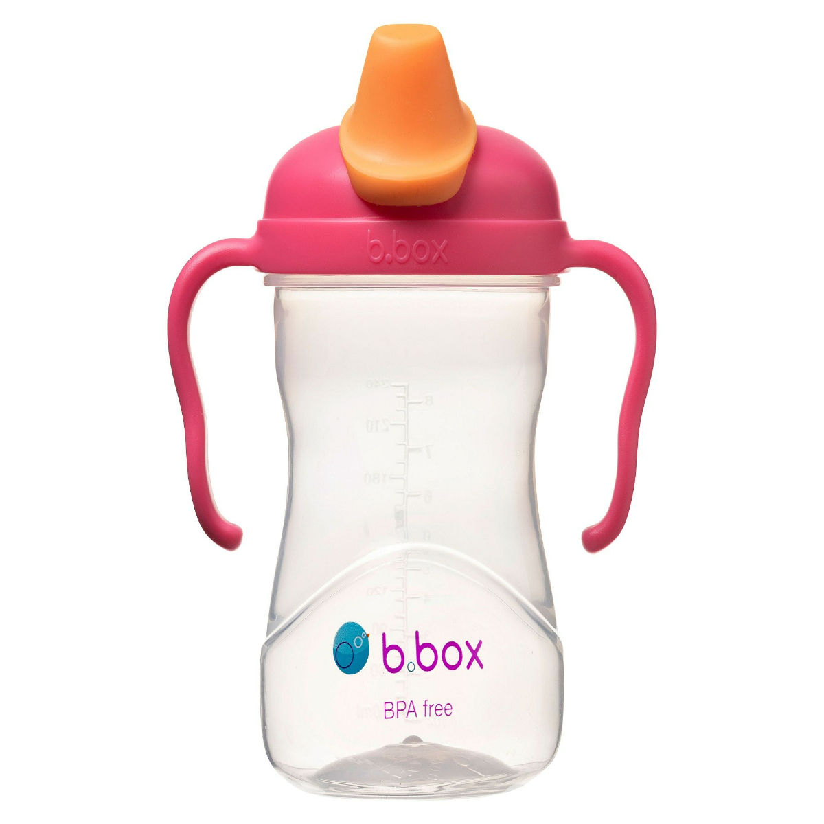 b.box bbox Soft Spout Cup 240ml Rasberry Pink Orange (One Size): Buy b ...