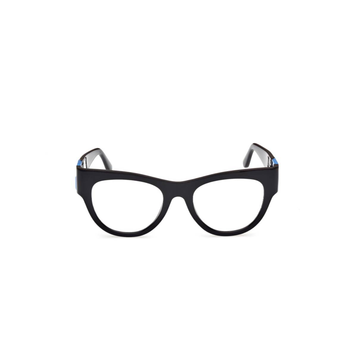 Guess Eyewear For Women With Shiny Black Acetate Frame - (50)