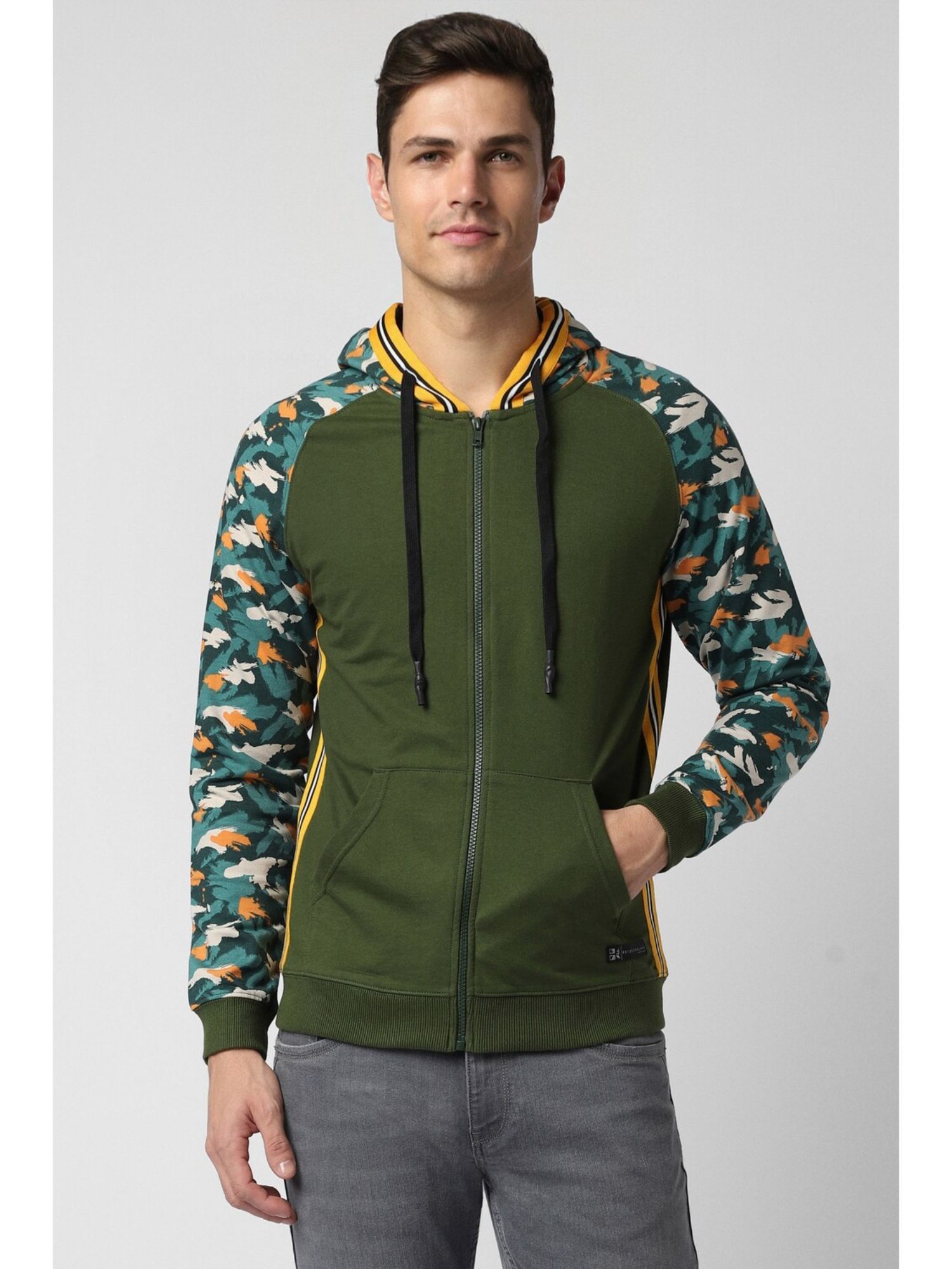 Peter england hooded discount sweatshirt