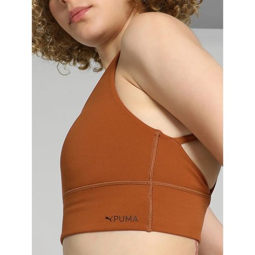 Buy Puma 4KEEPS EVOLVE LONGLINE Women Brown Sports Bra Online