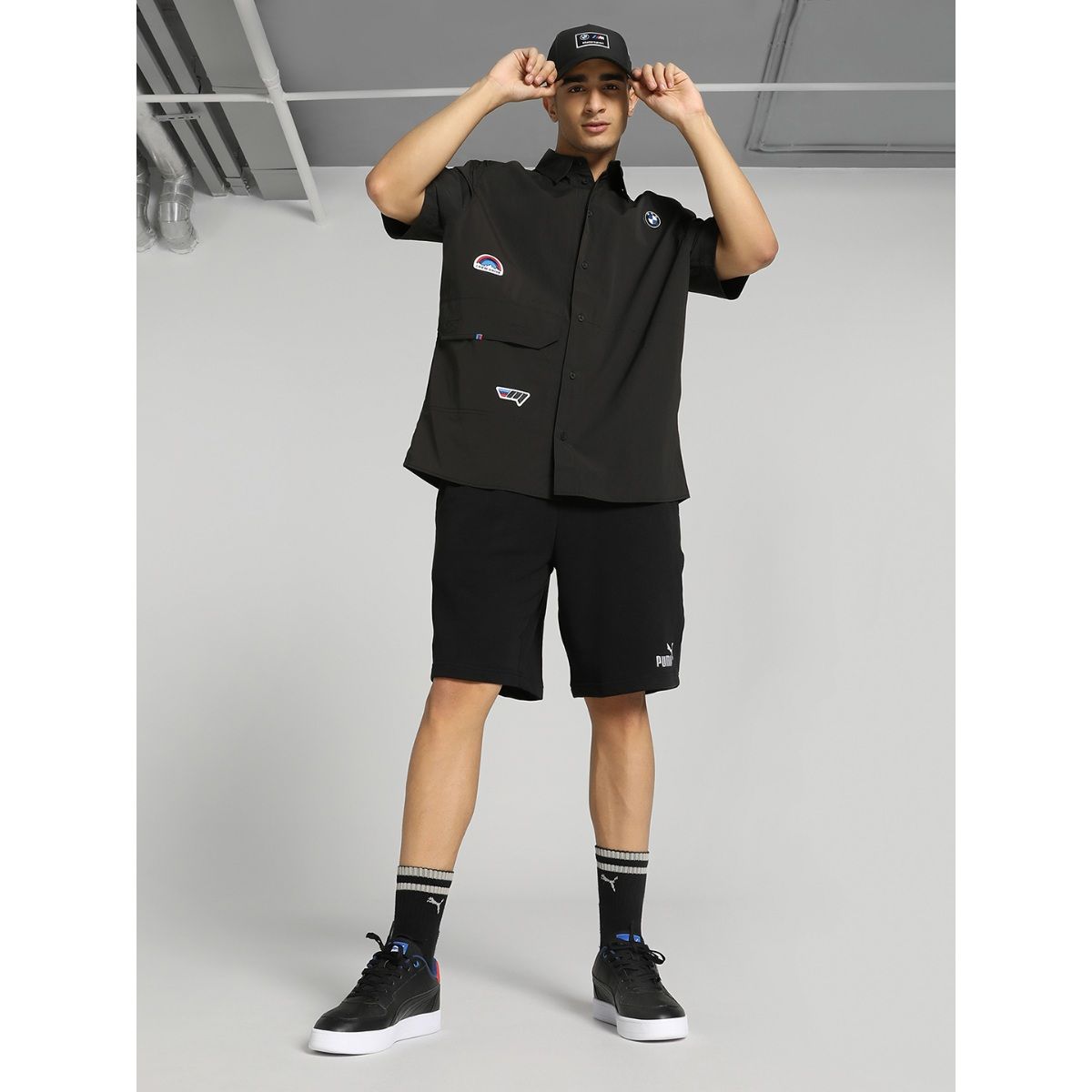 Buy Puma BMW MMS SUMMER CREW Men Black Shirt Online