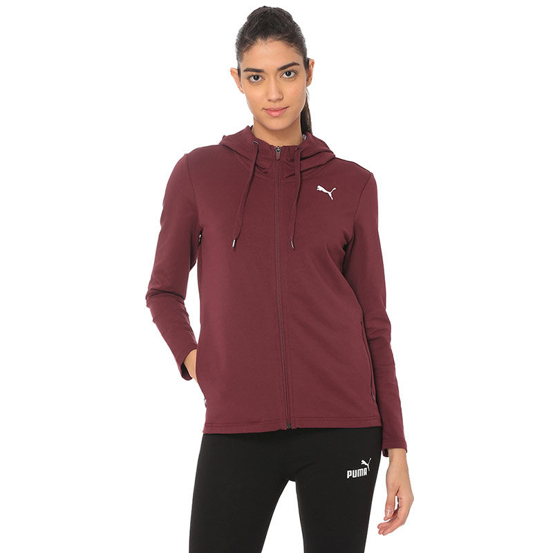 puma modern sport fz logo hoodie