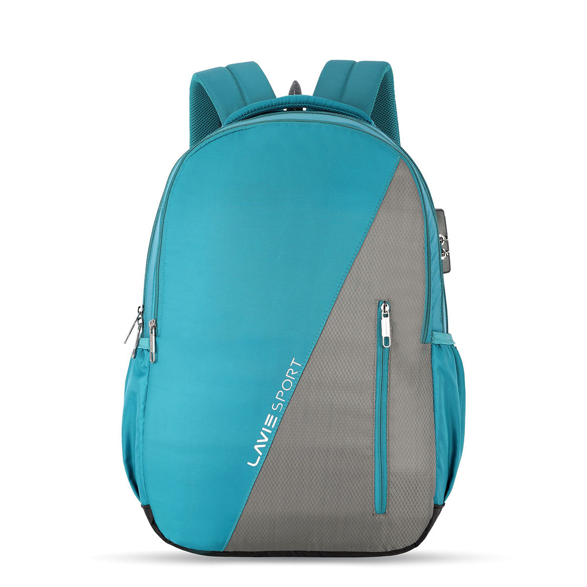 Lavie Sport Unisex Diagonal 36L Anti Theft Laptop Backpack Teal (L ...
