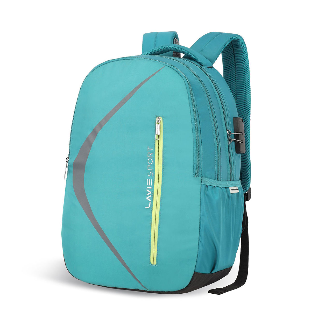 Lavie Sport Unisex Boomerang 36L Anti Theft Laptop Backpack Teal (L ...