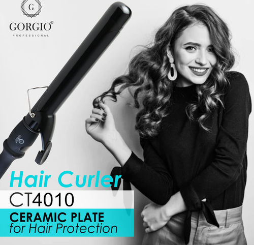 Buy Gorgio Professional Premium Hair Curling Tong Wand (CT4010) Online