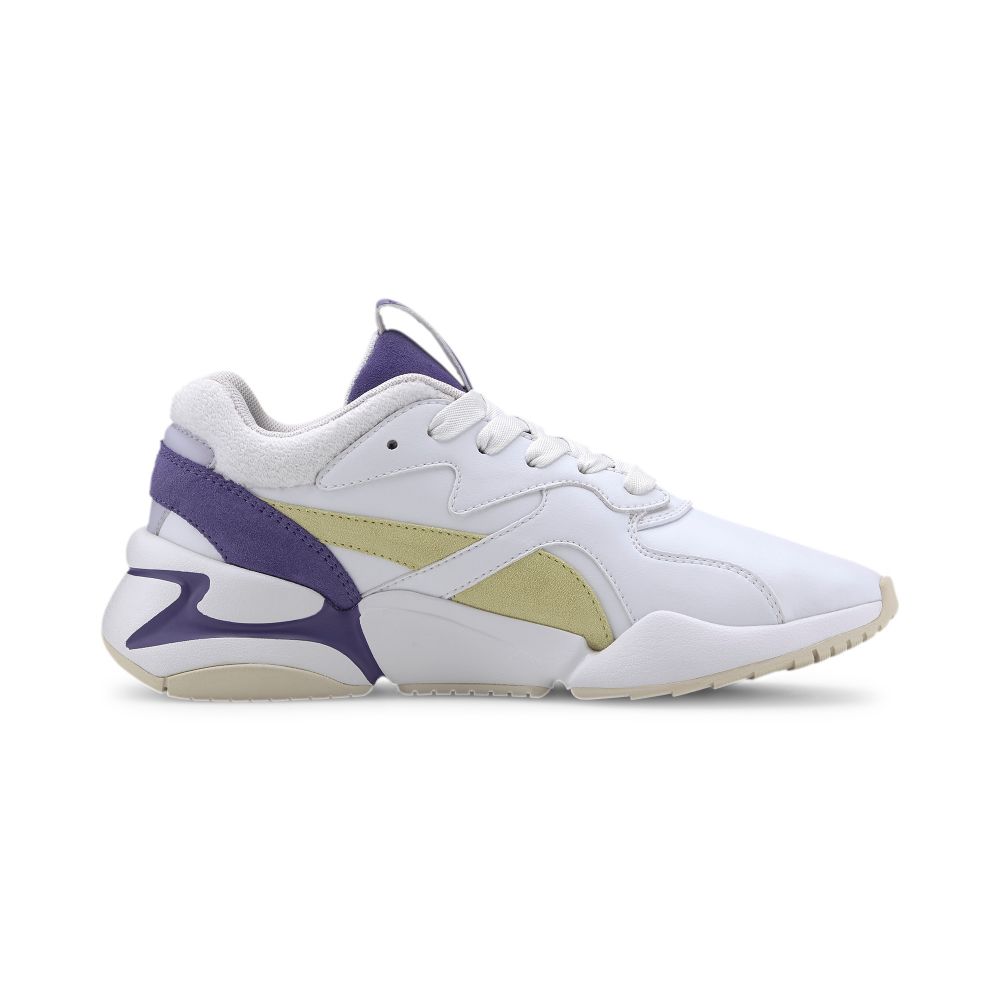 puma nova white milky blue