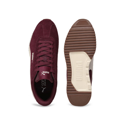 Buy Puma Red R78 WIND Suede Comfort Sneakers Online