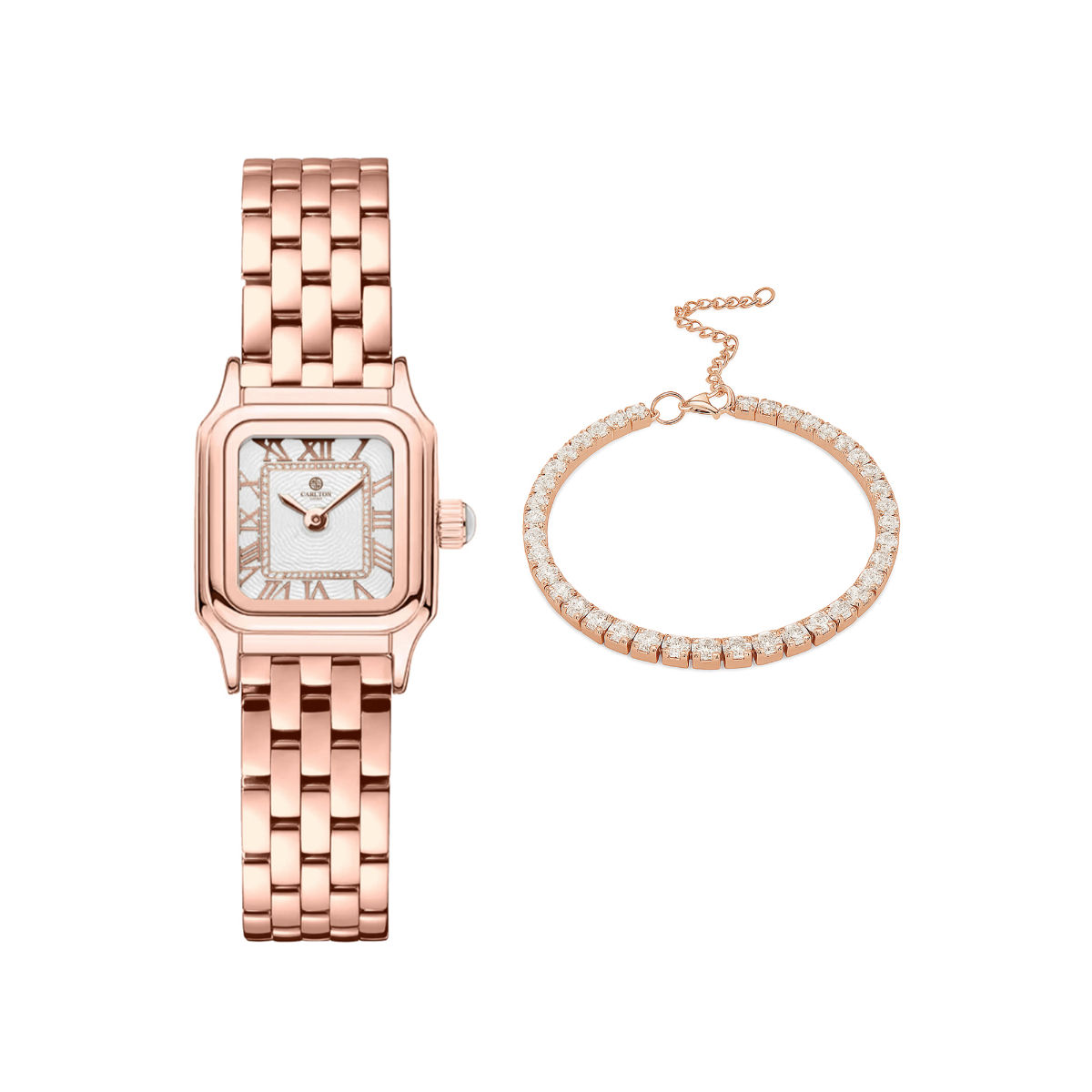 Buy Carlton London Chloe Women White Analog Watch CLWWS-04 (M) Online