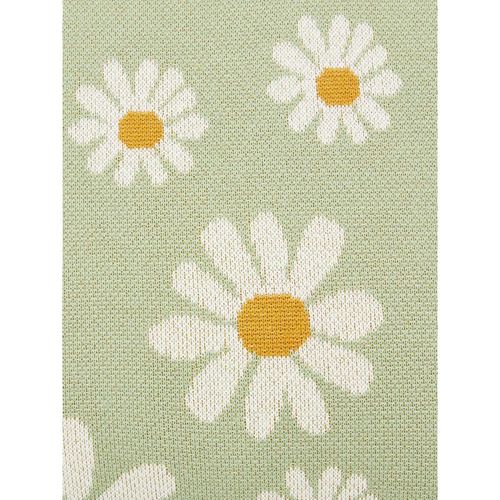 Buy Haus Kinder Knitted and Embroidered Decorative Cushion Cover