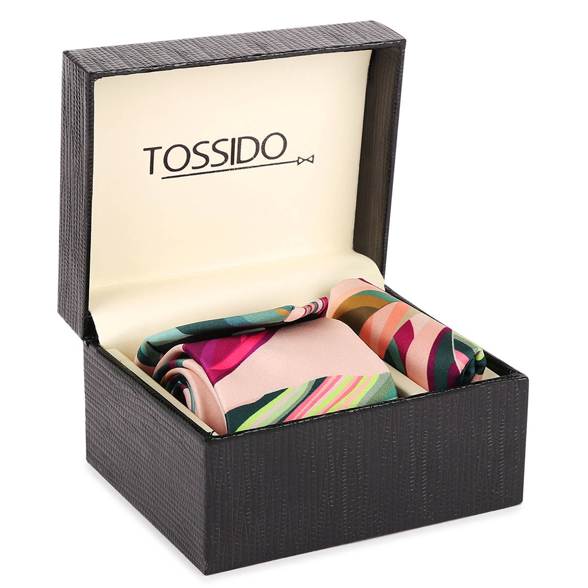 Tossido Printed Necktie & Pocket Square Giftset
