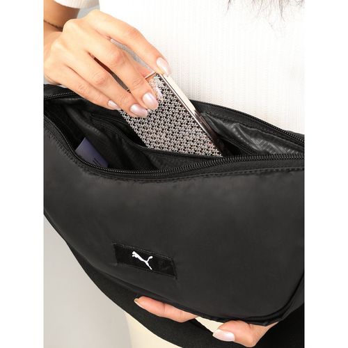 Buy Puma Black Solid Sling Bag with Detachable Strap Online
