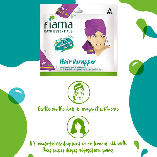 Fiama Bath Essentials Hair Wrapper: Buy Fiama Bath Essentials Hair Wrapper  Online at Best Price in India | Nykaa