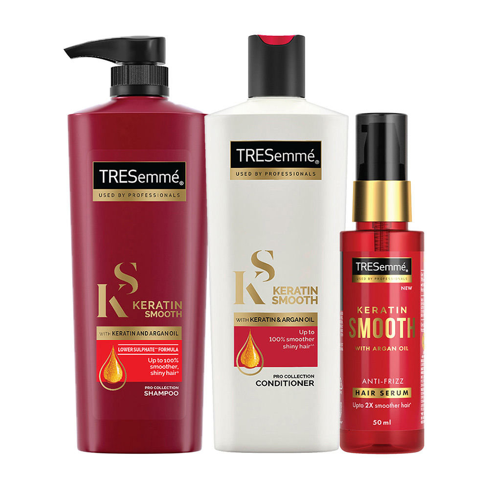 Tresemme Keratin Smooth 3 Step Kit With Shampoo + Conditioner + Serum
