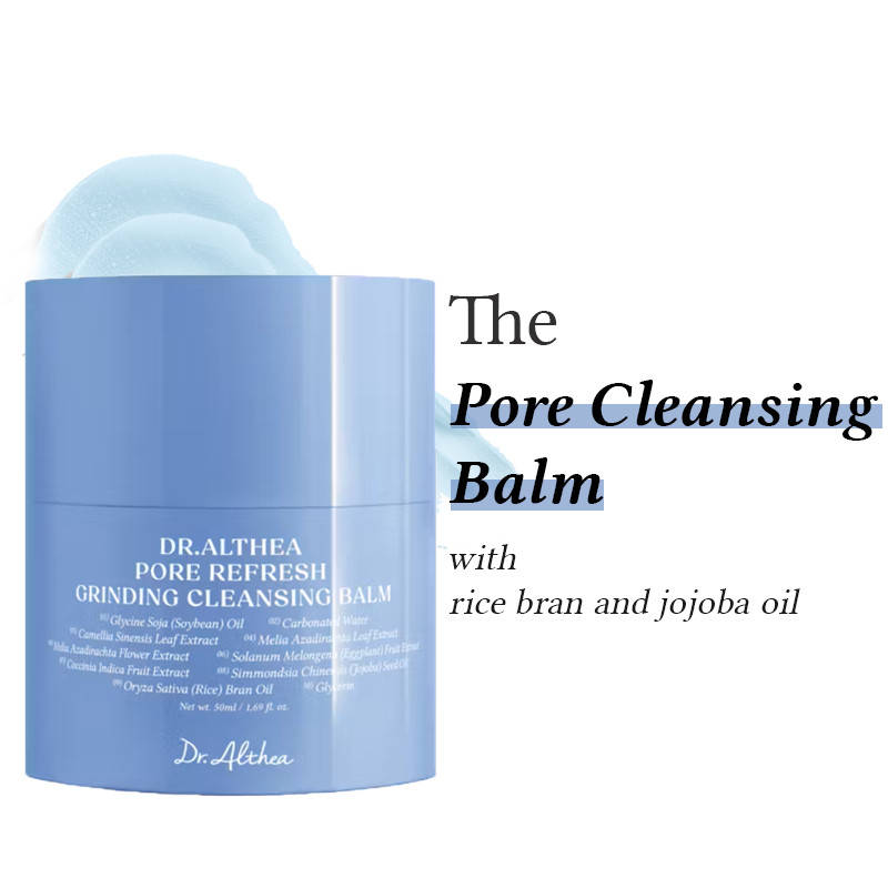 Dr.Althea Pore Refresh Grinding Cleansing Balm: Oil-to-Foam Pore Cleanser for Blackheads