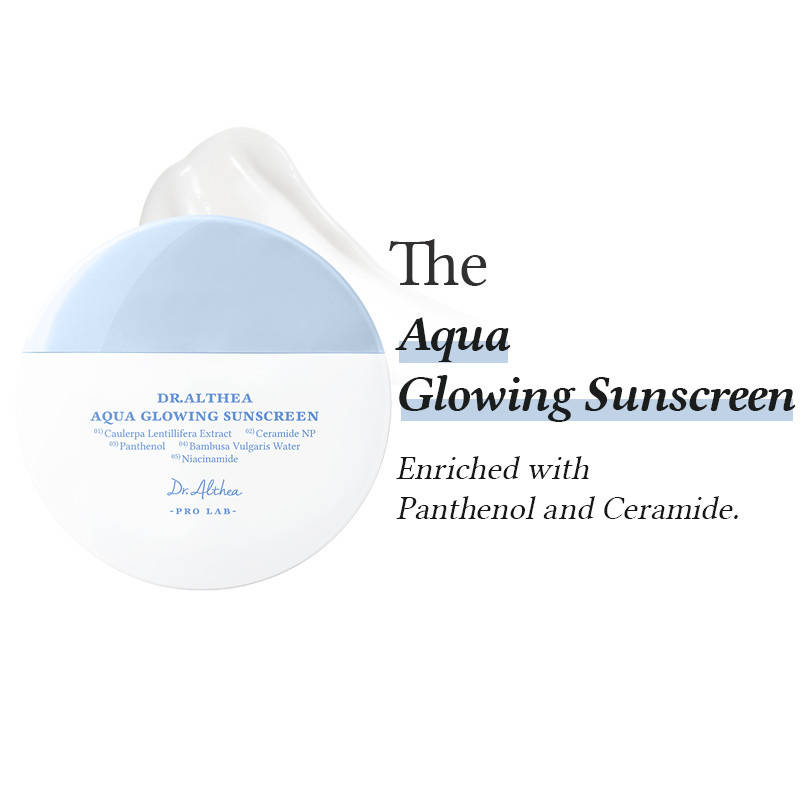 Dr.Althea Aqua Glowing Sunscreen: Hydrating & Luminous Sun Cream with SPF 50+ PA++++