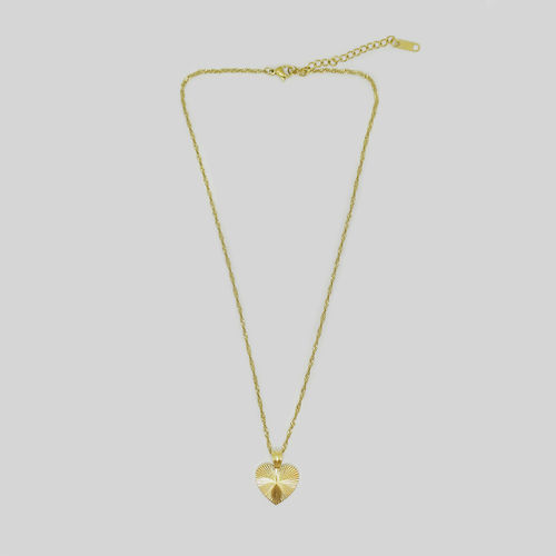 Gold Heart Pendant 24ct Gold Locket Buy Niscka 24K Gold Heart