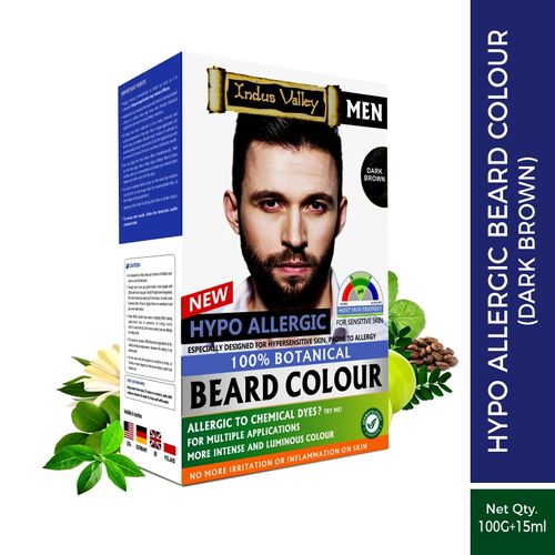 Indus Valley Men Hypo Allergic Beard Colour: Buy Indus Valley Men Hypo  Allergic Beard Colour Online at Best Price in India | NykaaMan