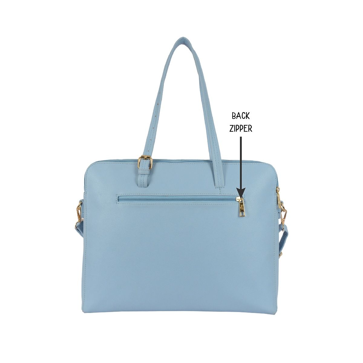 Baggit Astoria Blue Laptop Bag (L) Buy Baggit Astoria Blue Laptop Bag