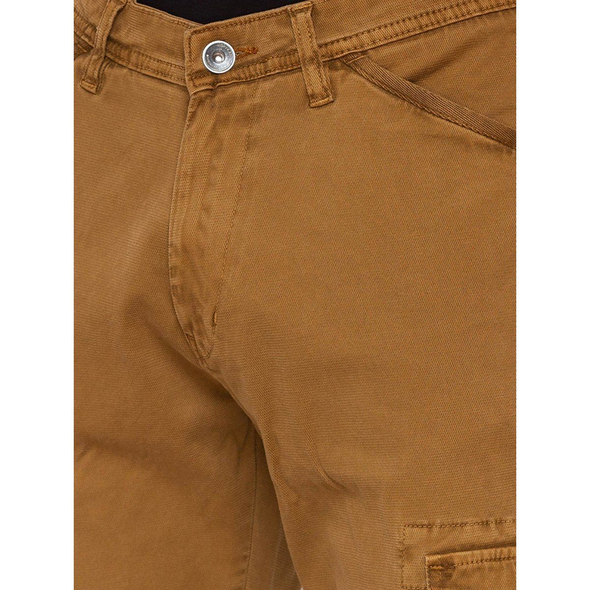 Spykar Beige Cotton Regular Fit Straight Length Trousers For Men -  vot02bbcp019beige