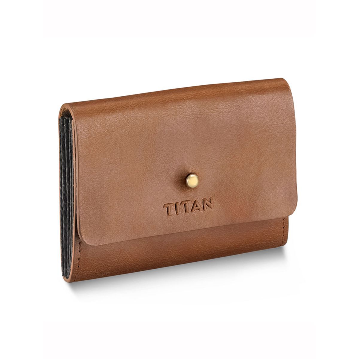 Buy Titan Men Navy Blue Leather Wallet - Wallets for Men 463424 | Myntra