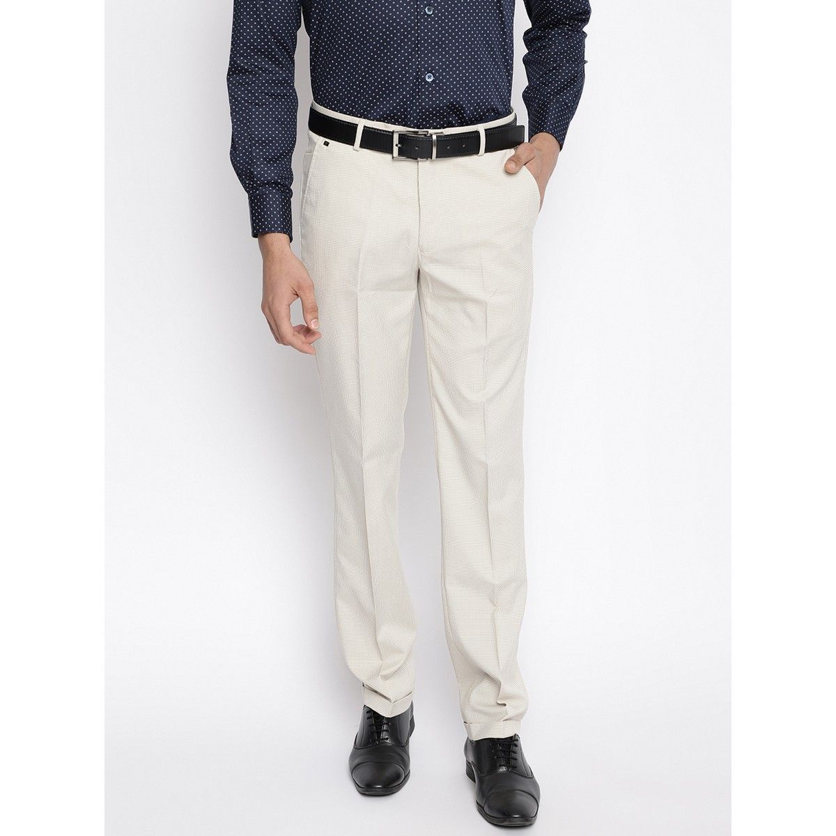 Buy Cantabil Mens Black Trouser online