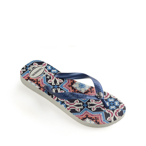 Buy Havaianas White Sandalias Top Gracia FC PR Flipflops EURO 39