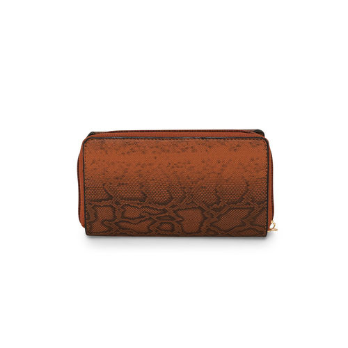 Kenneth Cole Tan Women's Front-Flap and 270 Degree Zip-Around Wallet