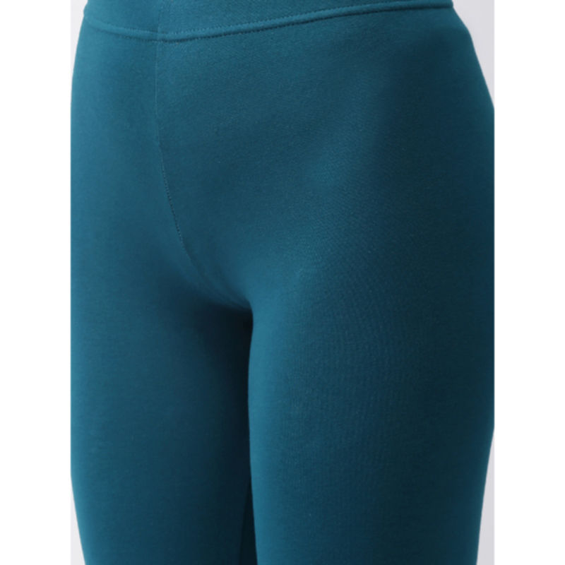 Buy Nicole Miller women sportswear fit pull on plain leggings dark teal  Online | Brands For Less