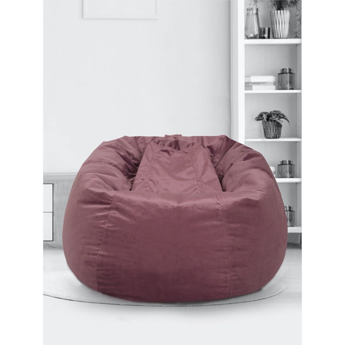 Velvet bean bag discount chair