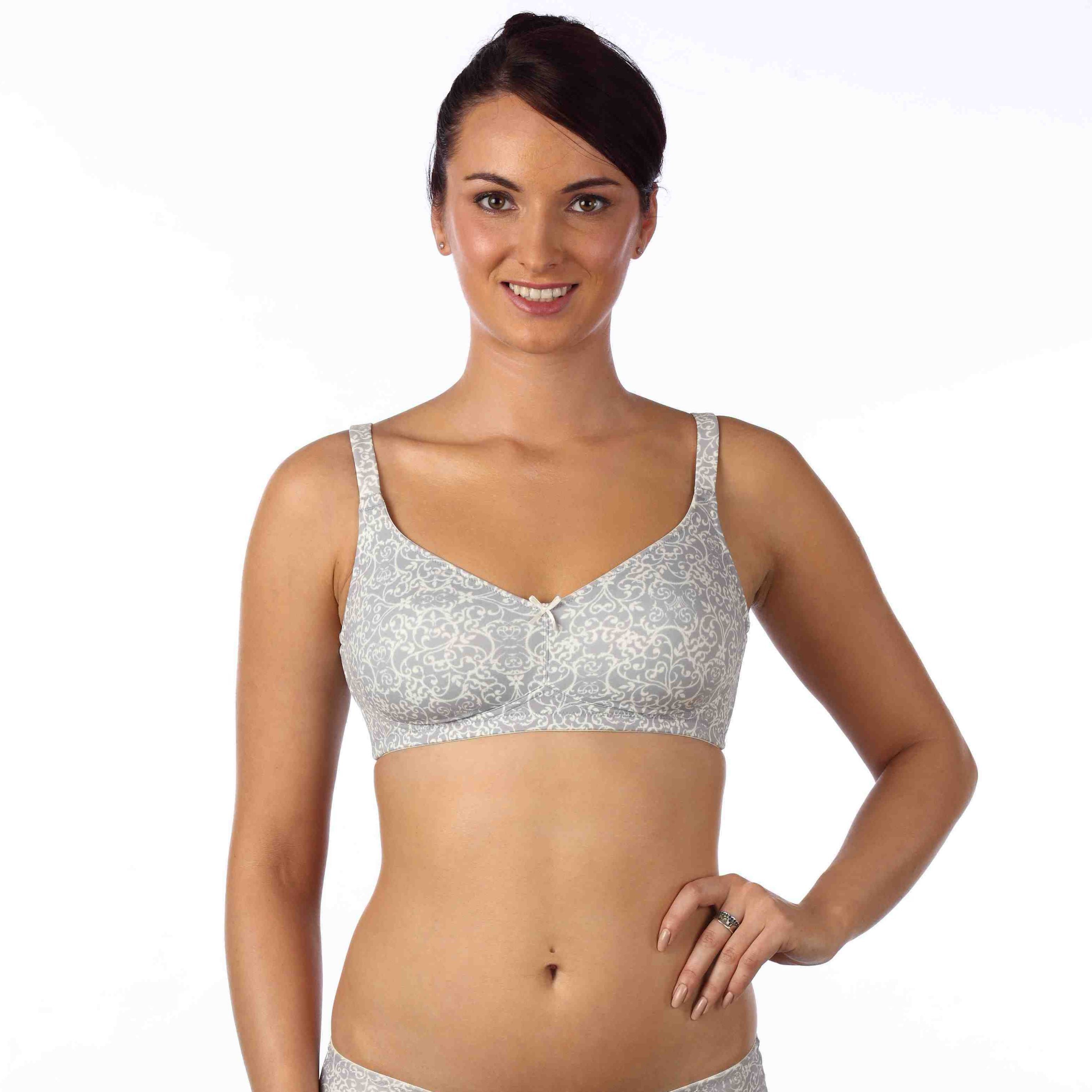 Triumph Women's Grey Non Padded Wired Minimizer Bra Buy Triumph Women