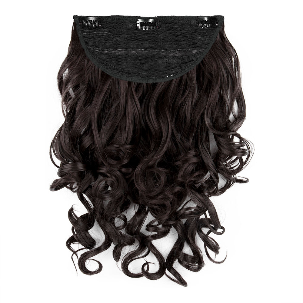 Streak Street Clip-in 18'' Step Curls Dark Brown Hair Extensions: Buy  Streak Street Clip-in 18'' Step Curls Dark Brown Hair Extensions Online at  Best Price in India | Nykaa