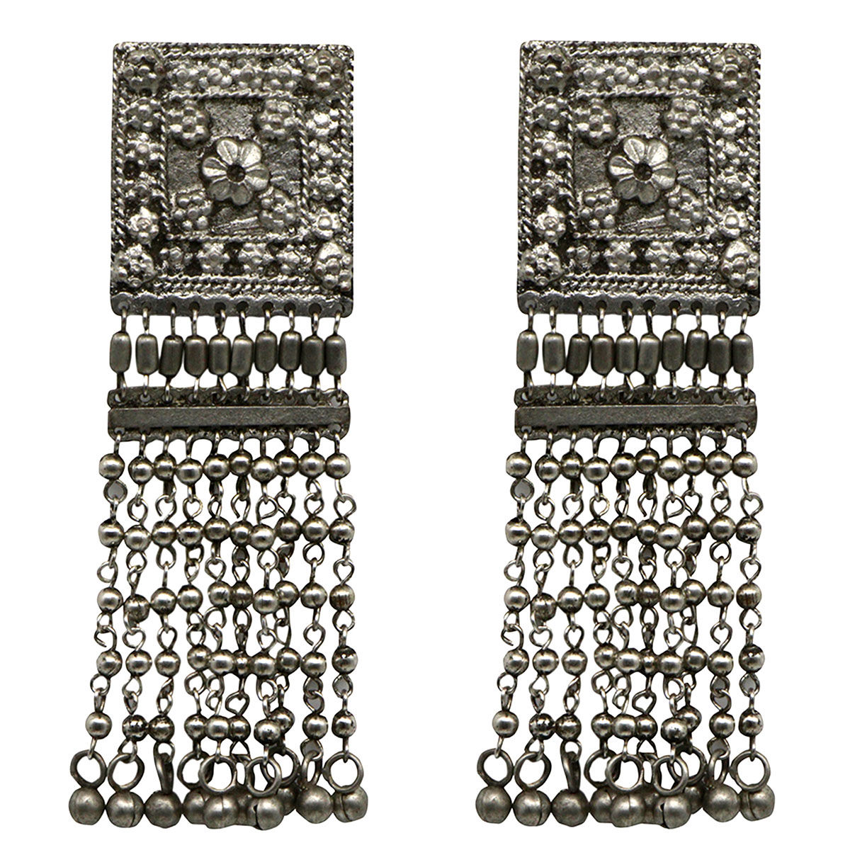 Buy Teejh Shona Silver Oxidised Jewelry Gift Set Online