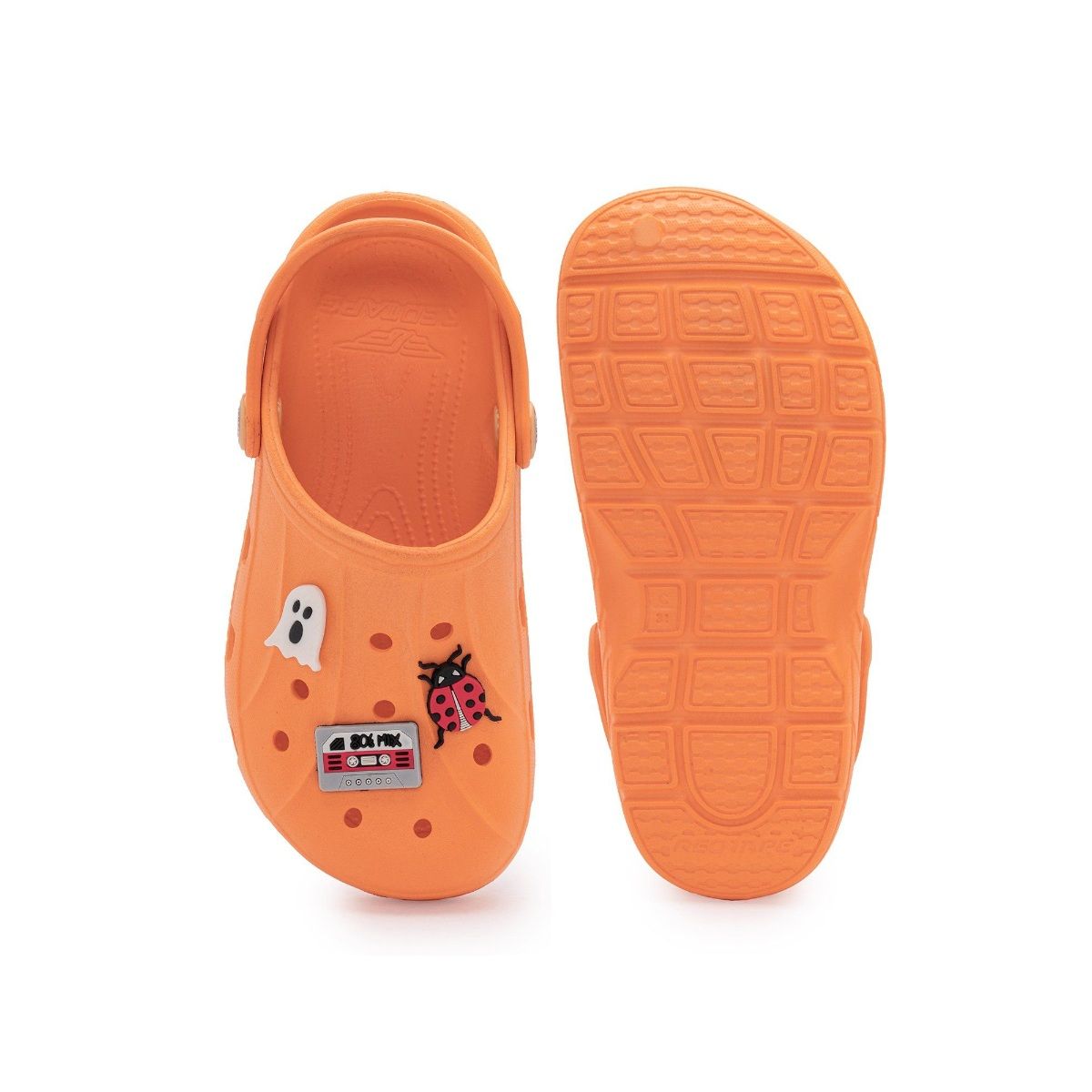 Red Tape Kids Unisex Solid Orange Clogs: Buy Red Tape Kids Unisex Solid ...