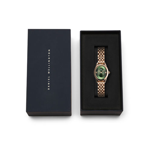 Buy Daniel Wellington Women Oval Mini Green Oval Dial Analogue