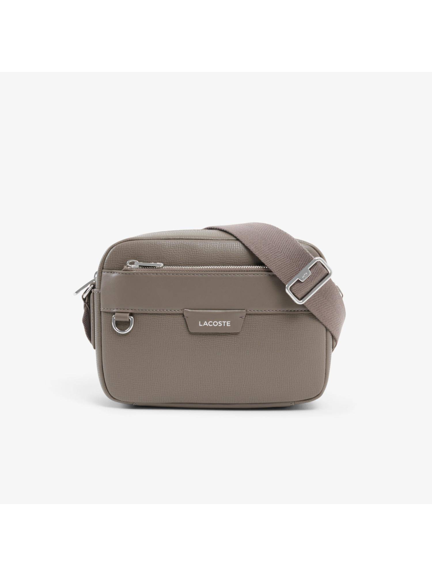Lacoste Ossian Leather Reporter Sling Bag