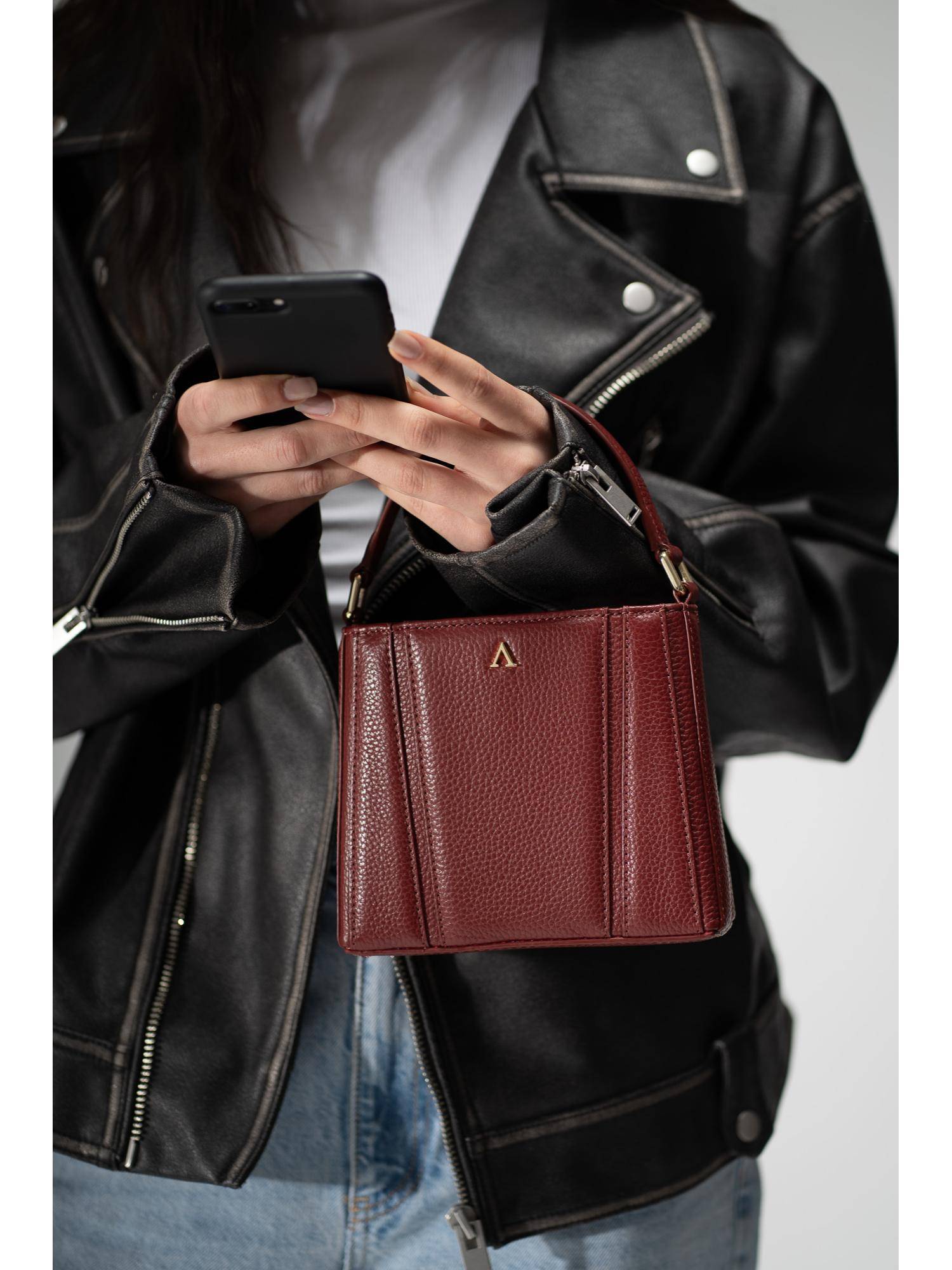 Akinna Vanessa Petite Mini Bag - Top Handle with Detachable Strap