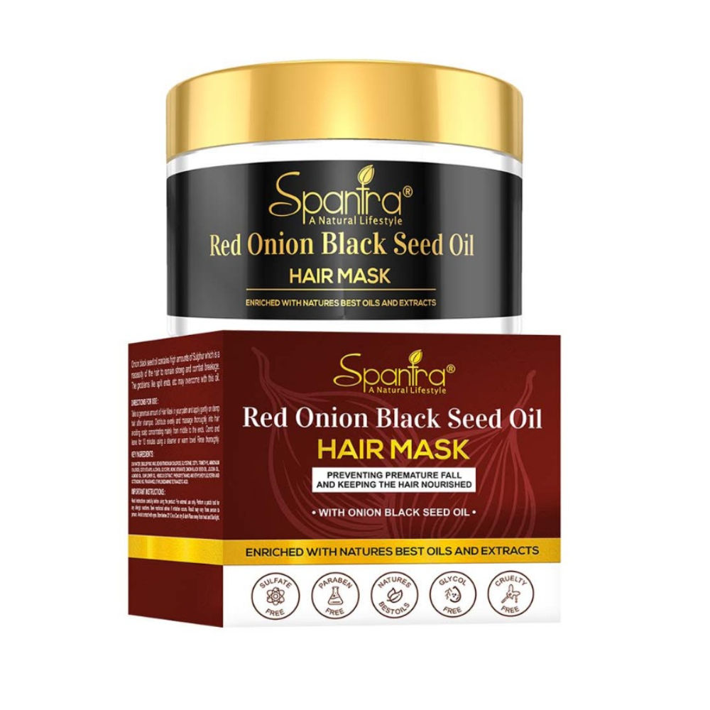 Spantra Red Onion Black Seed Oil Hair Mask Buy Spantra Red Onion Black