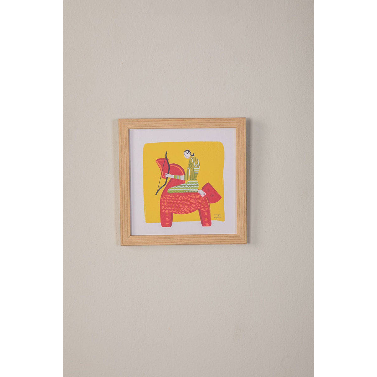 Freedom Tree Sagittarius Curious Explorer Yellow Wall Art