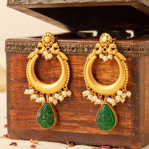 Buy Gold Earrings Online in India, Latest Designs at Best Price