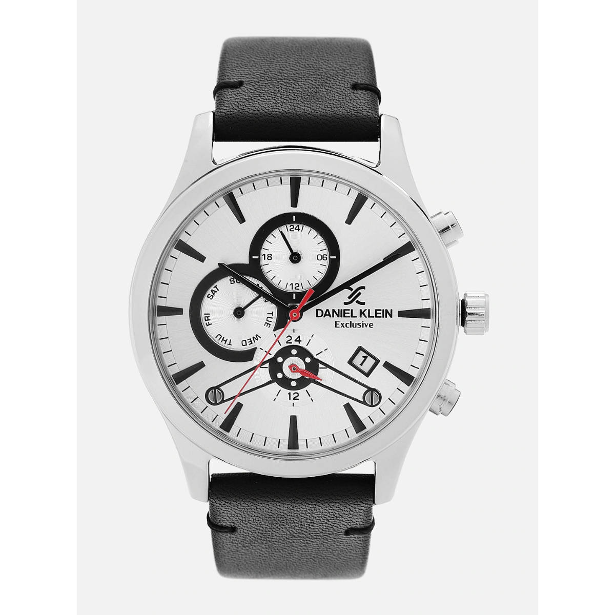 Daniel Klein Black Color Watches For Men (dk12156-1)